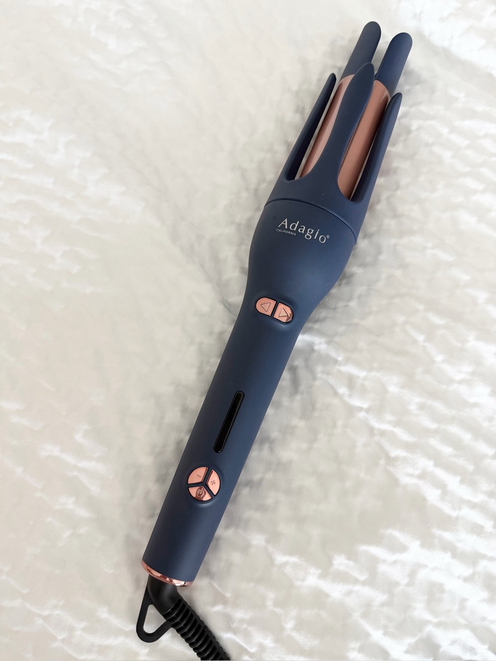 Adagio California Automatic Hair Curler - Ceramic Rotating‎ Wand EUC